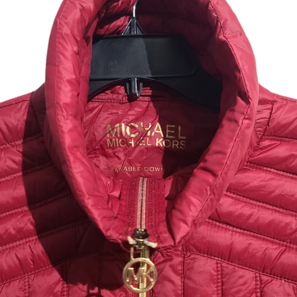 Michael Kors Packable Down High Neck Quilted Jack… - image 3